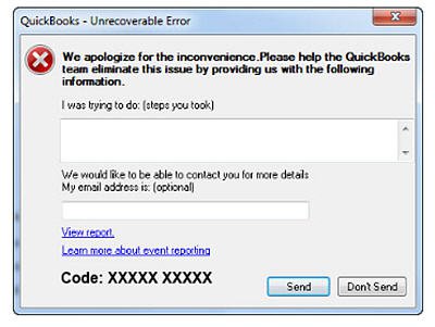 Unrecoverable Error - QuickBooks Must Shut Down